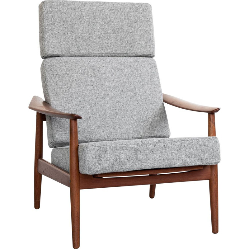 Mid century Danish lounge chair in teak by Arne Vodder for France & Søn, 1960s