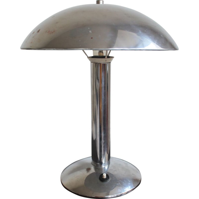 Bauhaus vintage table lamp by Miloslav Prokop for Vorel Praha Company, 1930s