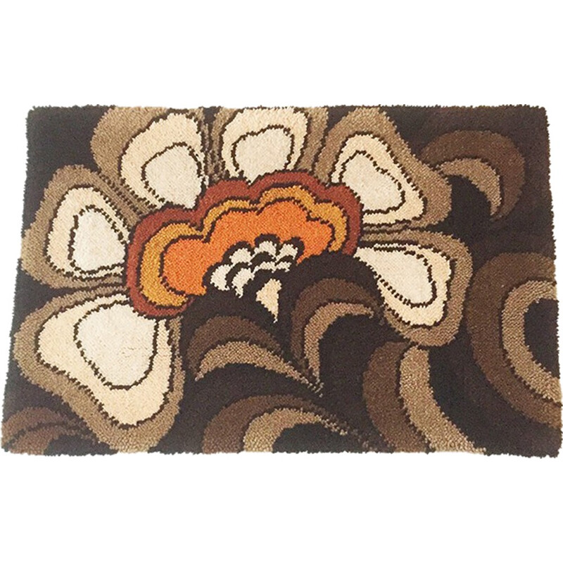Wall rug in wool - 1970s