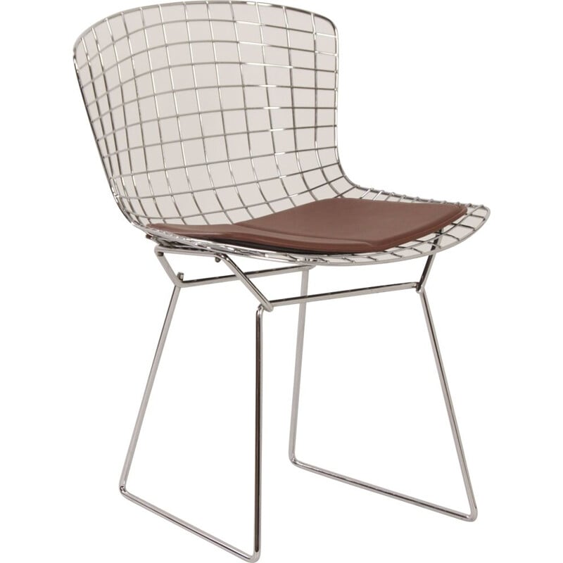 Vintage Wire Chair By Harry Bertoia For, Replica White Bertoia Dining Chair