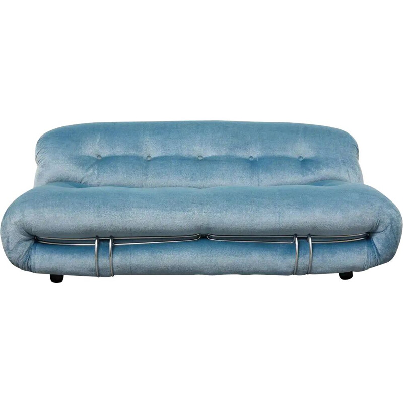 Vintage 3-seater sofa by Afra & Tobia Scarpa for Cassina, 1970