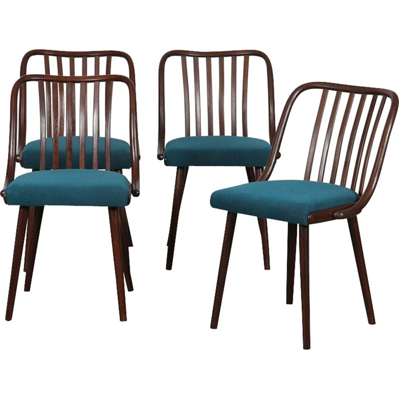 Set of 4 vintage chairs by Antonin Suman for Jitona, 1960