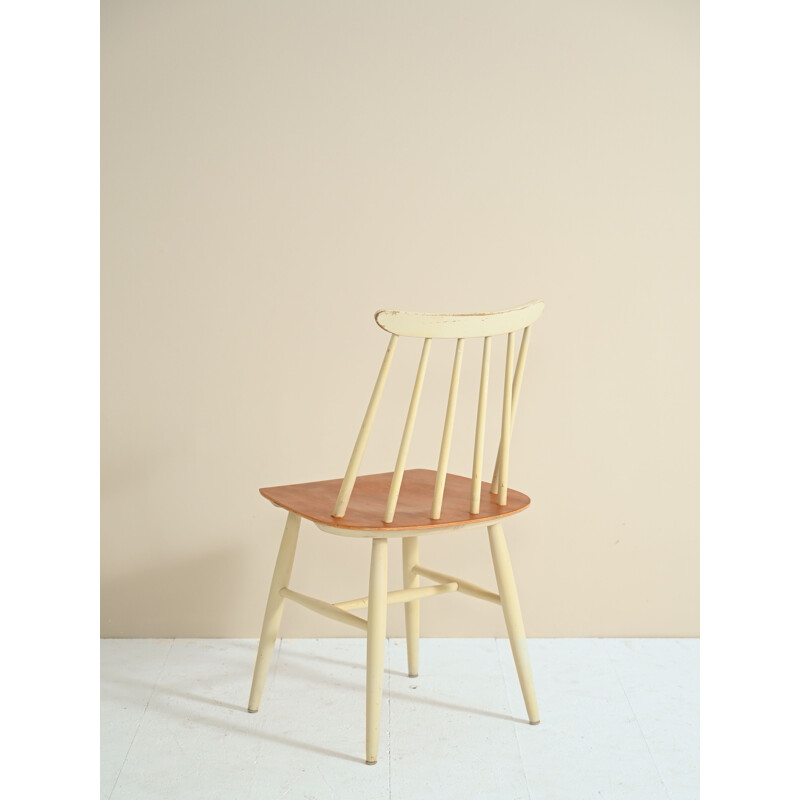 Vintage "Fanett" chair by Ilmari Tapiovaara for Edsby-verken, Finland