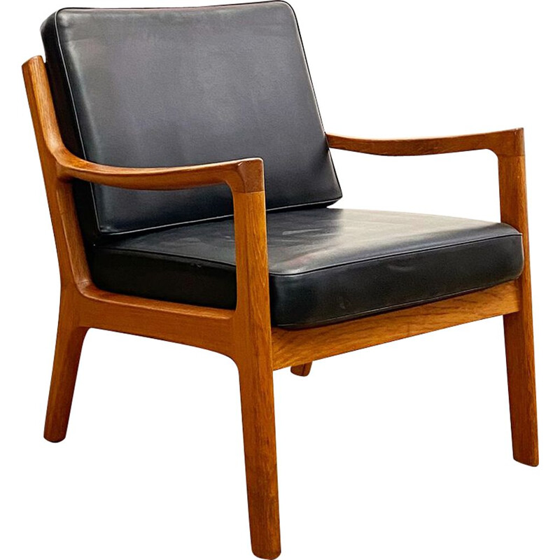 Mid-century Danish armchair by Ole Wanscher for Poul Jeppensens, 1960s