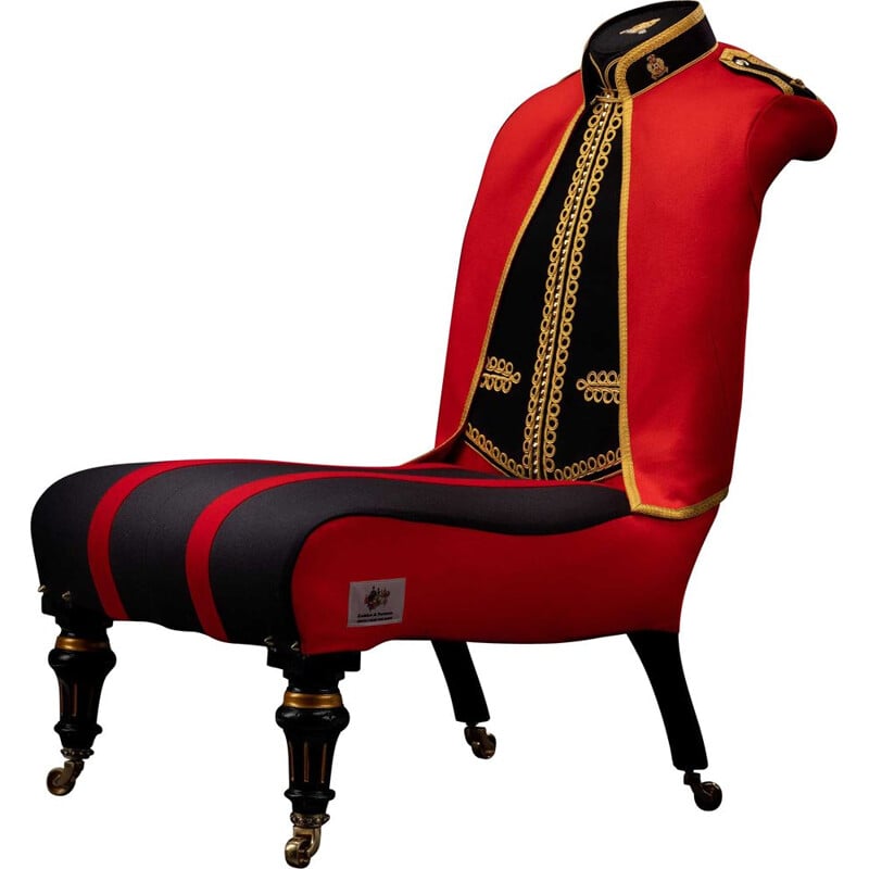 Vintage officers Mess dress armchair