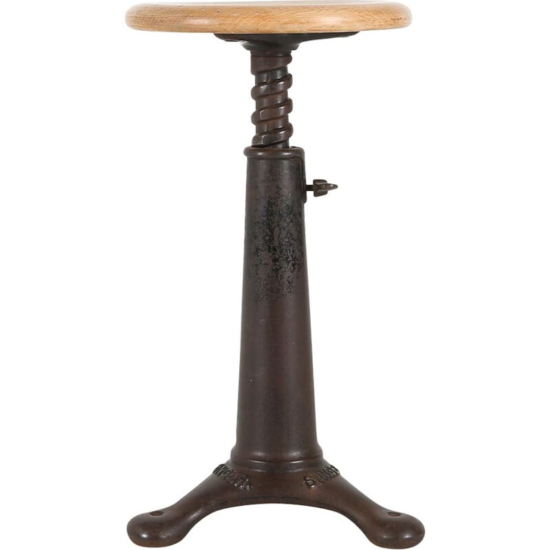 Industrial "Singer" stool, 1920
