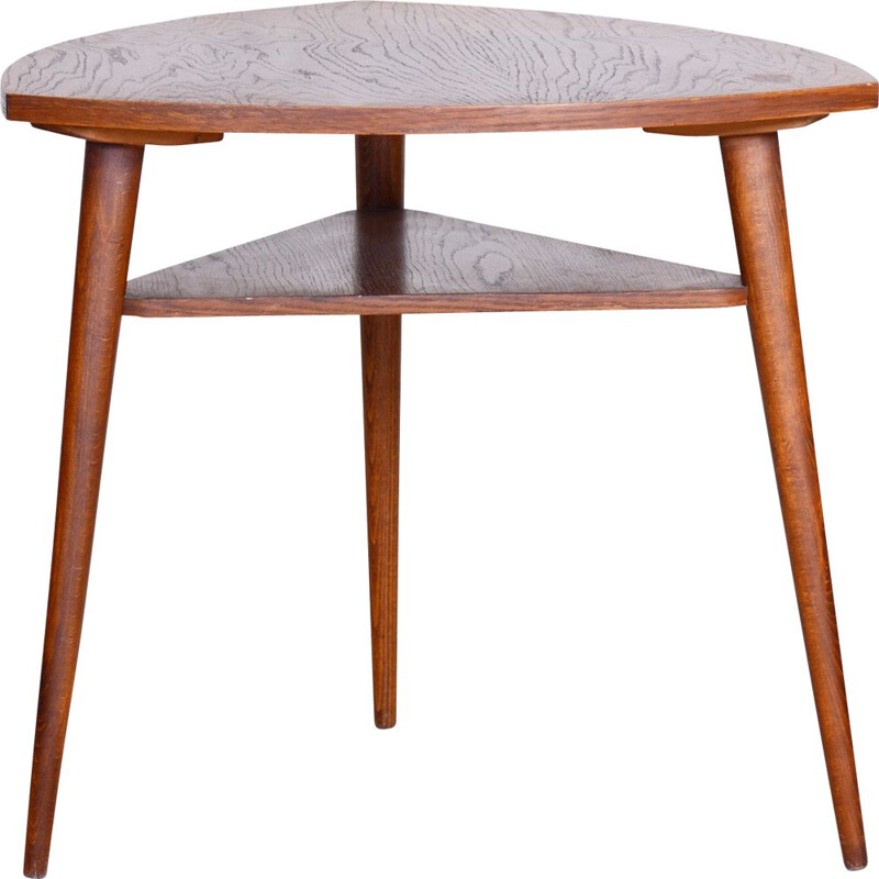 Mid century oakwood side table, 1950s