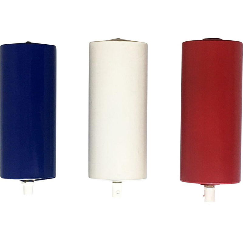Set of 3 vintage Ikea wall lamps, 1970s