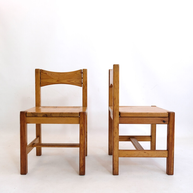 Pair of vintage Hongisto chairs by Ilmari Tapiovaara for Laukaan Puu, 1960-1970