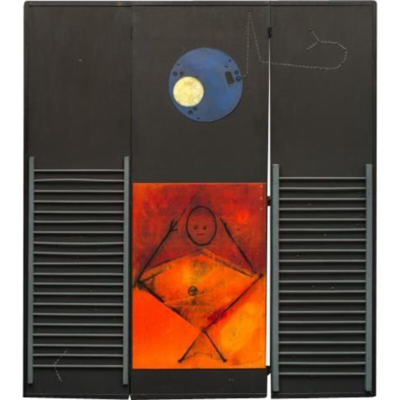 Vintage screen "The Great Ignorant" by Max Ernst, 1974