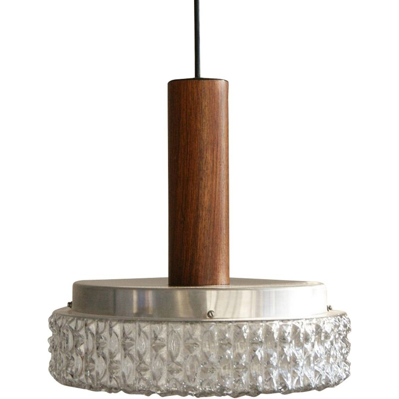 Vintage aluminum pendant lamp