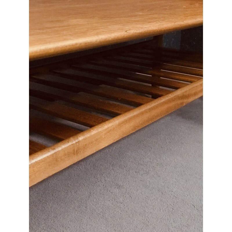 Mid century G Plan coffee table with a rack in teak, England