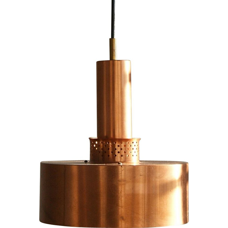Vintage copper T292 pendant lamp by Hans-Agne Jakobsson for Hans-Agne Jakobsson Ab Markaryd, 1950s
