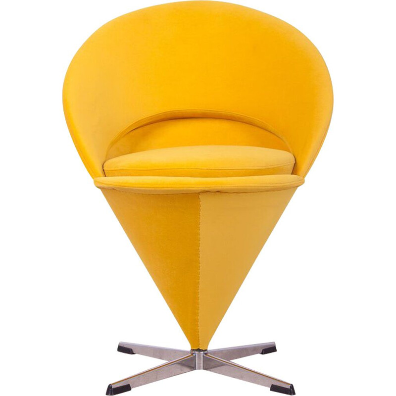 Vintage Cone armchair by Verner Panton, Denmark 1950s