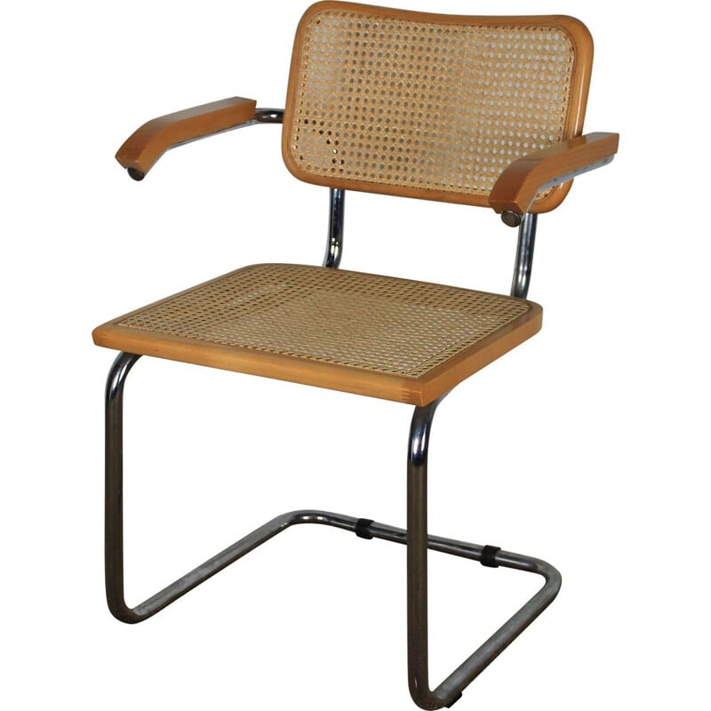 Vintage Cesca office chair by Marcel Breuer, 1990