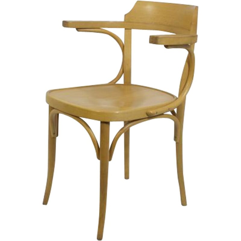 Vintage bentwood office chair, 1970