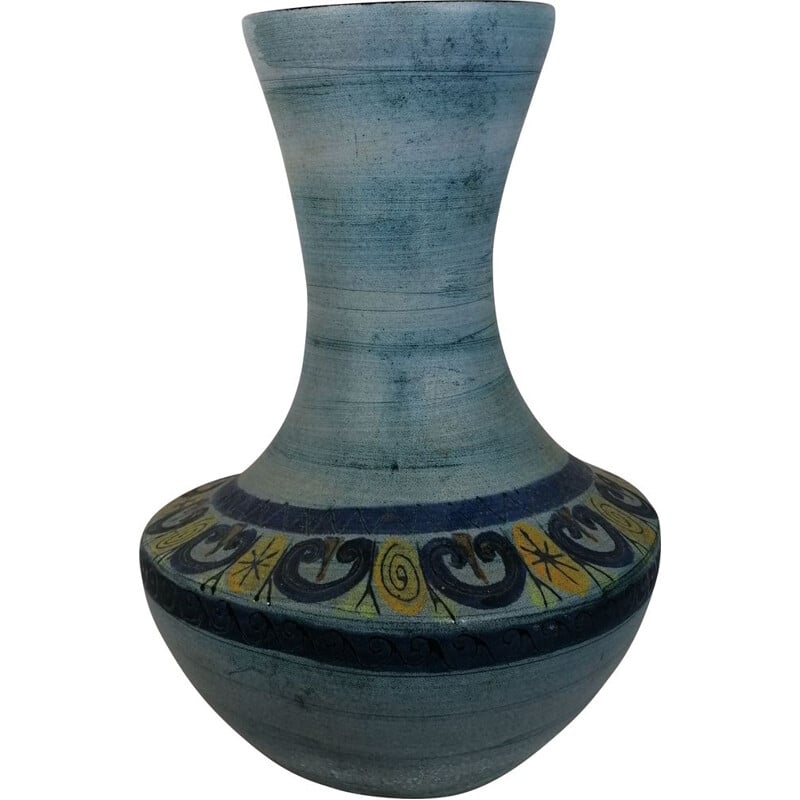 Vintage asymmetrical ceramic vase 860 by Jean de Lespinasse, 1960s