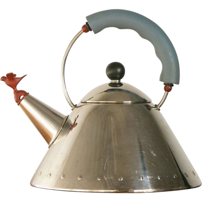Vintage kettle 9093 by Michael Graves for Alessi, Italy 1980