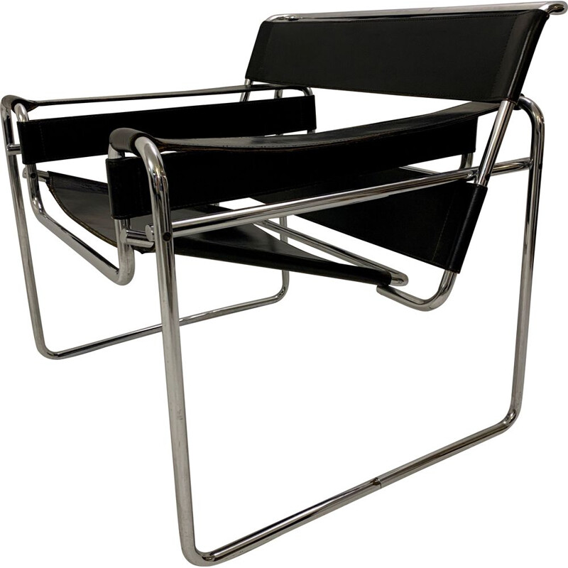 Vintage Wassily armchair by Marcel Breuer