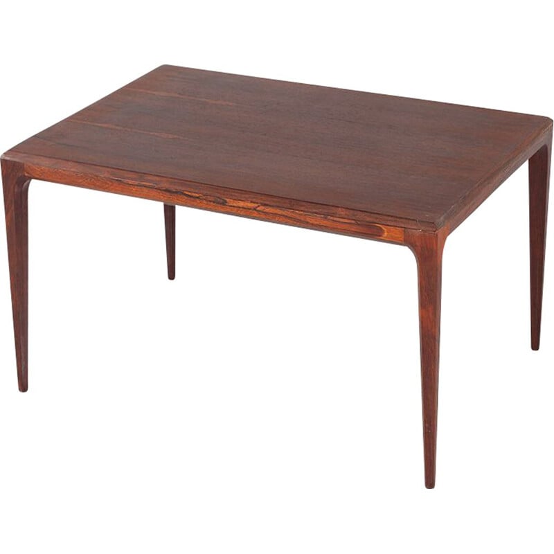 Rosewood vintage coffee table by Johannes Andersen for Cfc Silkeborg, 1960s
