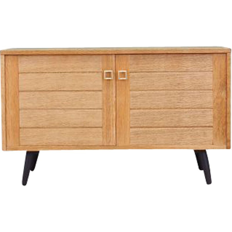 Vintage oakwood chest of drawers, Denmark 1970s 