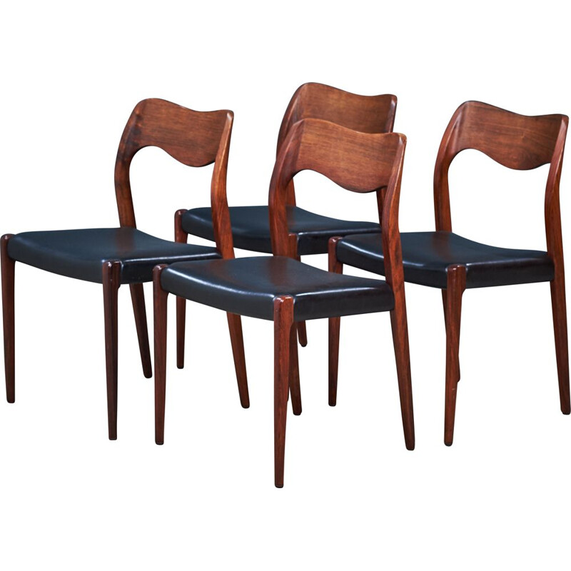 Mid Century Rosewood Dining Chairs, Rosewood Dining Chairs Danish