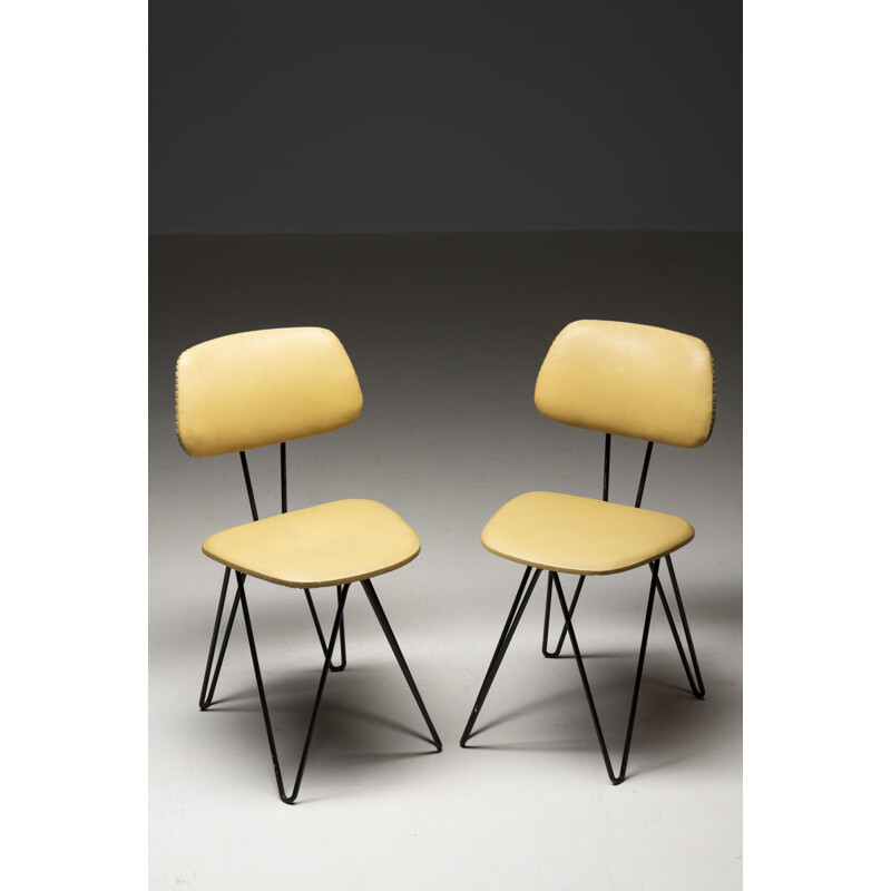 Pair of vintage chairs "SM01" by Cees Braakman, Netherlands 1950