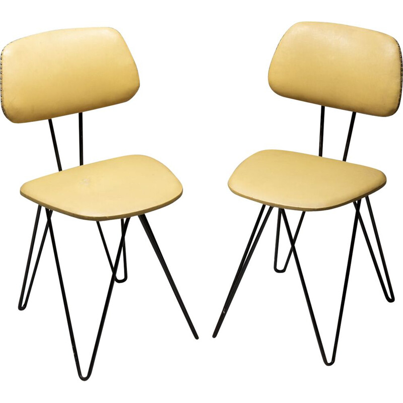 Pair of vintage chairs "SM01" by Cees Braakman, Netherlands 1950