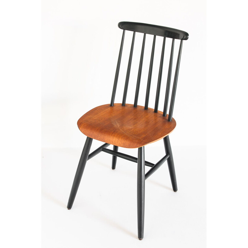 Set of 6 vintage chairs model Fanett style by Ilmari Tapiovaara, France 1960