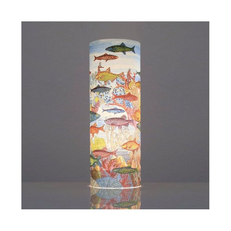 Large vintage lamp by Pietro Fornasetti. Italy 1990s