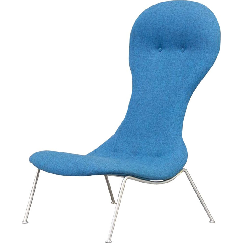 Vintage "Tongue" armchair by Theo Ruth for Wagemans & van Tuinen