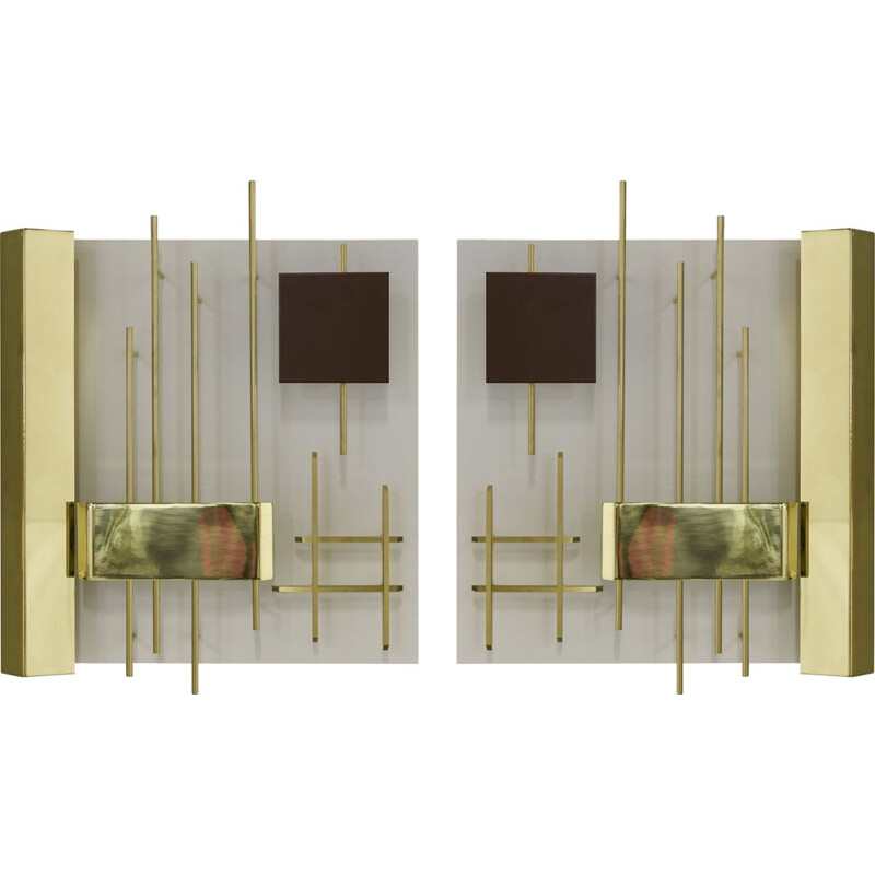 Pair of vintage wall lamps by Gio Ponti, 1960
