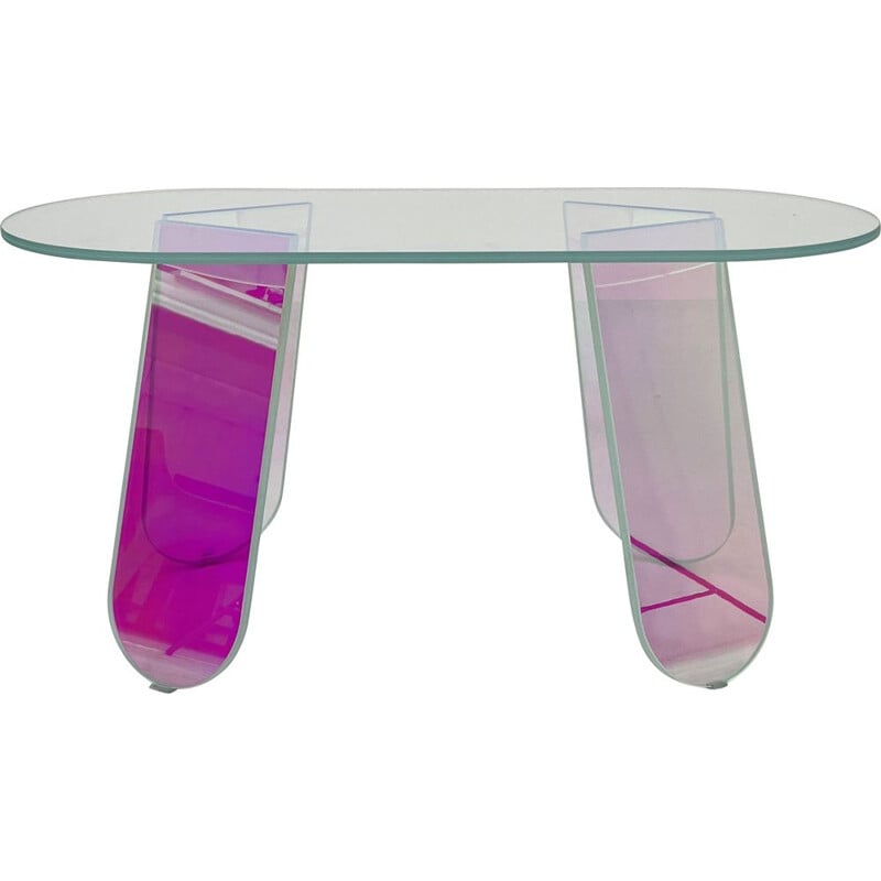 Shimmer M vintage side table by Patricia Urquiola for Glas Italia, 2010