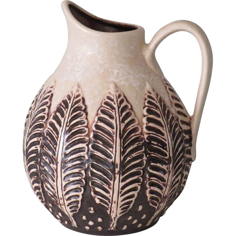 Vintage jug in ceramic by Dumler and Breiten, West-germany 1970s
