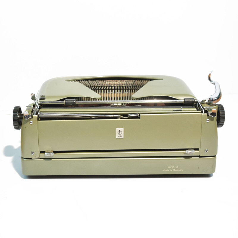 Vintage suitcase typewriter model 10 by Erika, Germany 1954