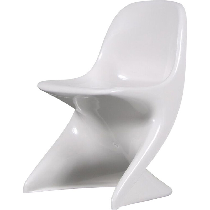Vintage white "Casalino" children chair by Alexander Begge for Casala, Germany 2000s