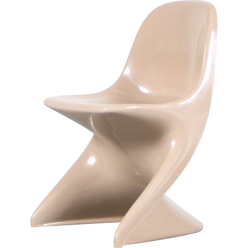 Vintage Mocca "Casalino" children chair by Alexander Begge for Casala, Germany 2000s
