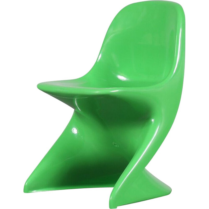 Vintage green "Casalino" children chair by Alexander Begge for Casala, Germany 2000s