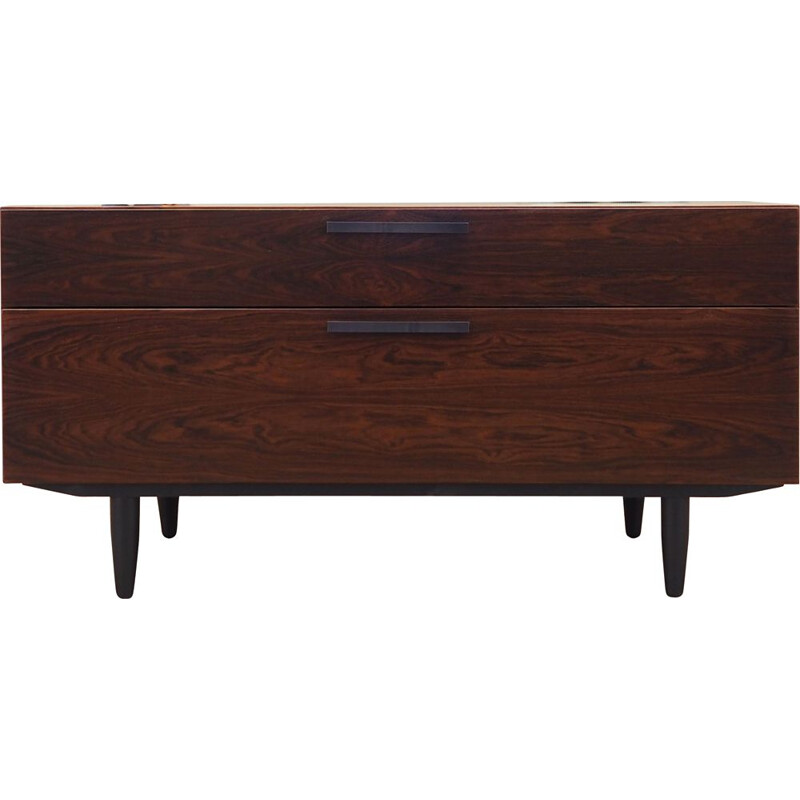 Rosewood vintage Danish chest of drawers by Ib Kofod Larsen for Faarup Møbelfabrik, 1970s