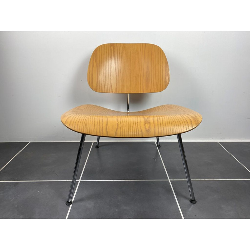 Vintage Lcm chair in natural ashwood by Charles & Ray Eames for Vitra, 2000