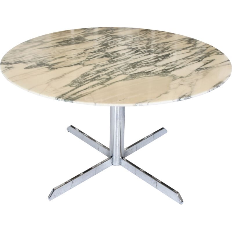 Vintage marble table by Florence Knoll for Roche Bobois, 1970