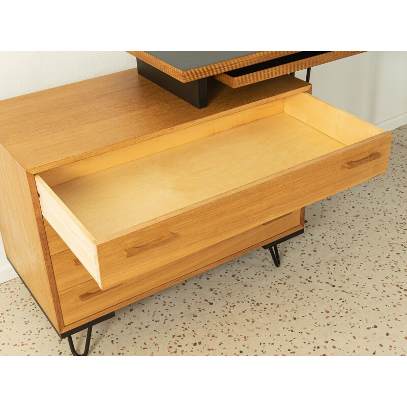 Vintage oakwood desk with four drawers by Kai Kristiansen, Denmark 1960s