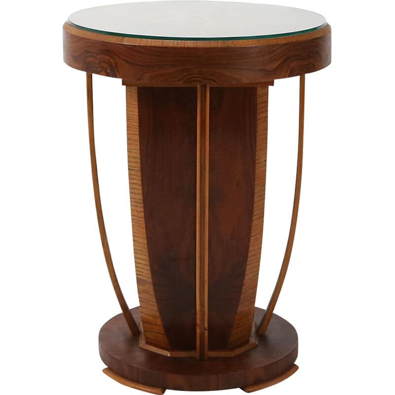 French Art Deco vintage side table, 1925