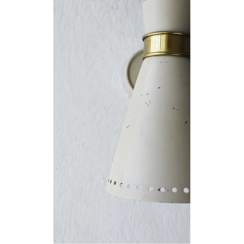 Italian mid-century adjustable wall lamp, 1950