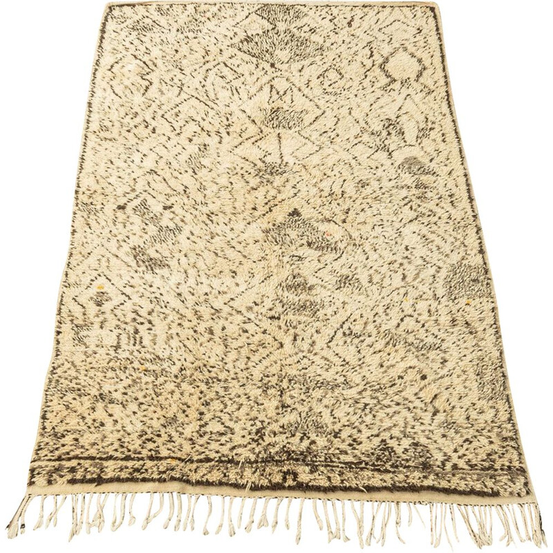 Vintage wool Azilal Berber rug, Morocco