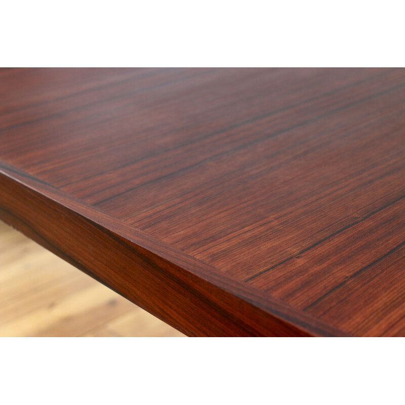 Vintage modernist table in rosewood by Alain Richard