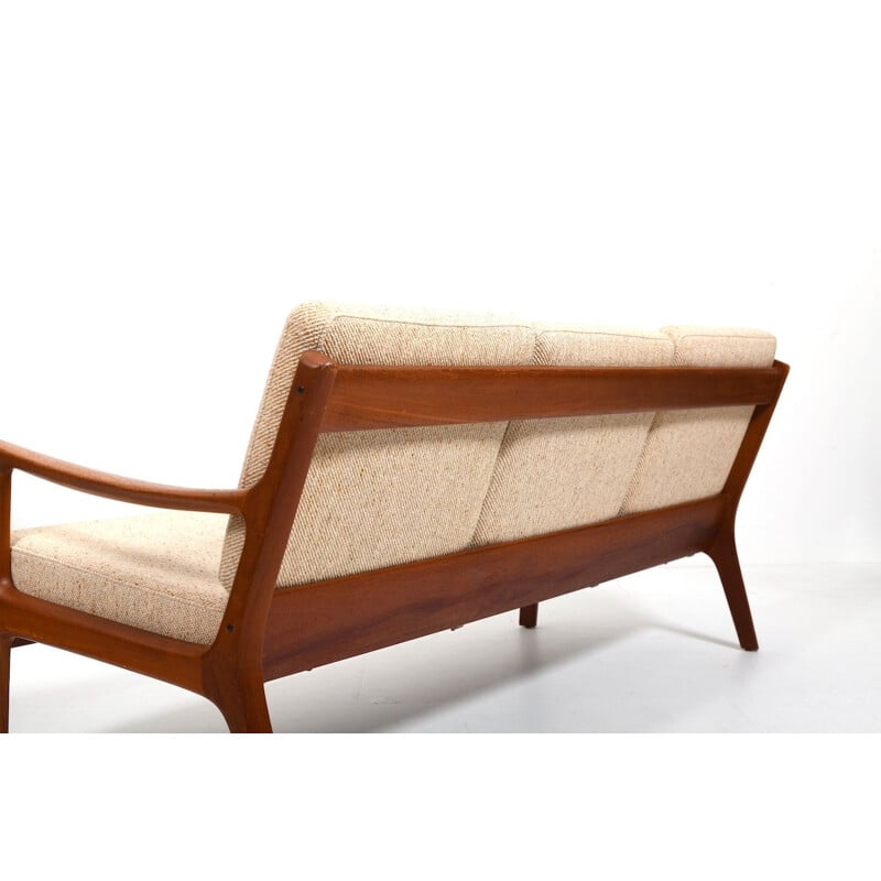 Vintage Senator 3-seater sofa in teak by Ole Wanscher for France & Son, 1960s