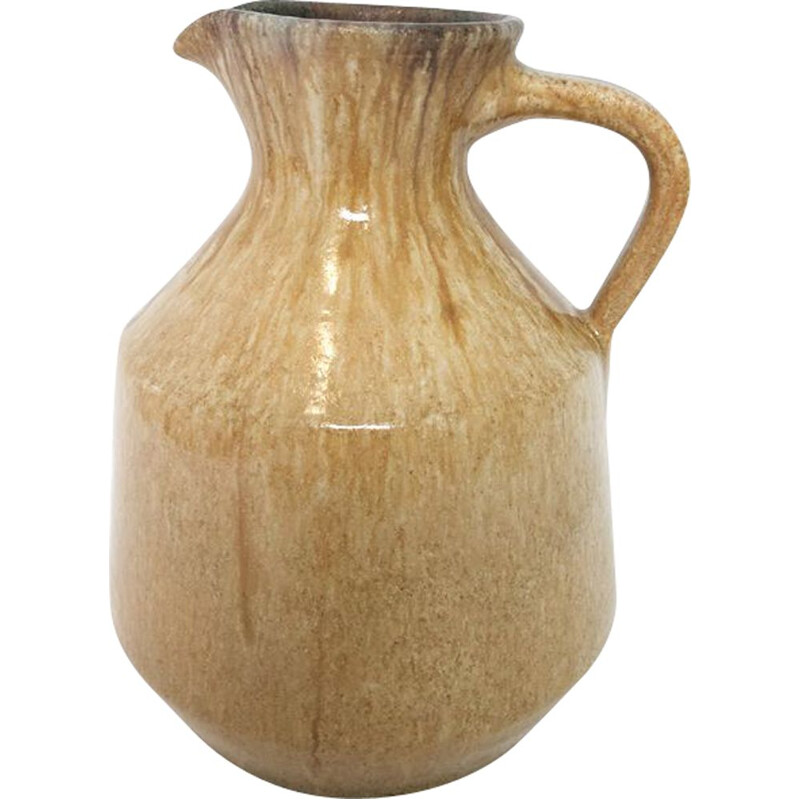 Vintage Accolay ceramic pitcher, 1950