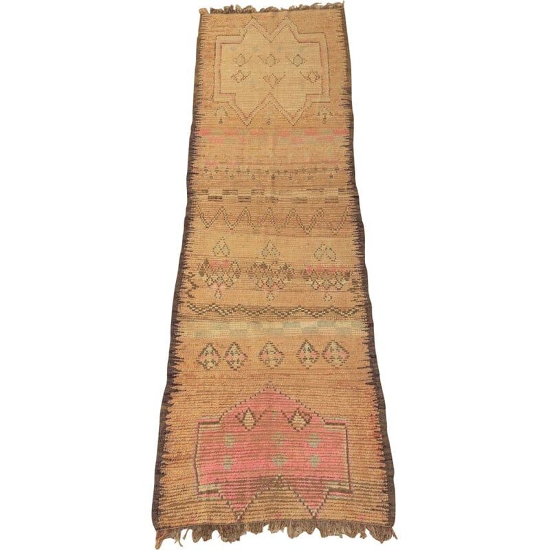 Vintage Rehamna wool berber rug, Morocco