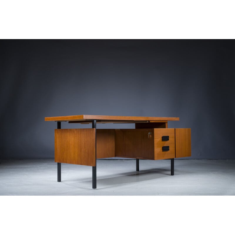 Mid-century teak desk by Cees Braakman for Pastoe, 1960s